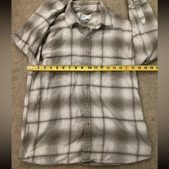 Abercrombie & Fitch Men’s XS Long Sleeve Plaid Flannel Shirt - Picture 5 of 6